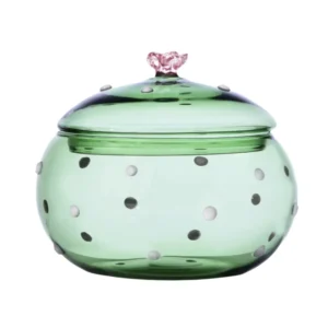 Ichendorf Milano Desert Plants polka dot glass box