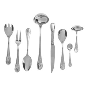 Set Talheres de Servir Tania Bulhões Inox 8 Peças
